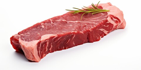 Wall Mural - Fresh Raw Beef Steak with Rosemary