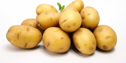 Poster - A Pile of Fresh Yellow Potatoes