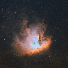 Wall Mural - deep space astrophotography using a telescope