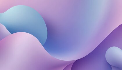 Wall Mural - Abstract Purple and Blue Background with Curved Shapes.