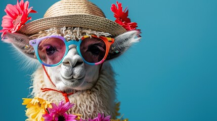 Poster - Llama Summer Fun