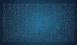© JohnDesignHub - Blue typography with various symbols in a digital format