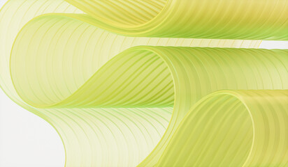 Poster - 3d rendering of abstract layered crystal glass background.