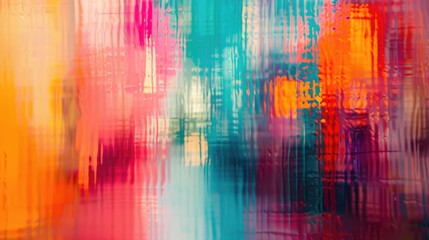 Canvas Print - Colorful abstract blurred background design