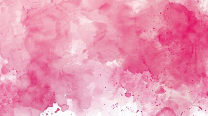Poster - Hand drawn pink watercolor background with room for text or image ideal for expressing affection on occasions like weddings and Valentine s Day
