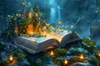 © Taras Vykhopen - Happy World Book Day 3D-style illustration, featuring a magical book filled with enchanting stories