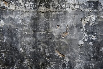 Wall Mural - Texture of old gray concrete wall background.