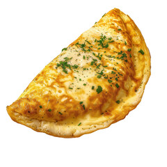 Wall Mural - Omelette on transparent background
