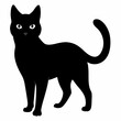 © SvgDesignHub - cat vector illustration, cat isolated on white, cat silhouette, cat vector art