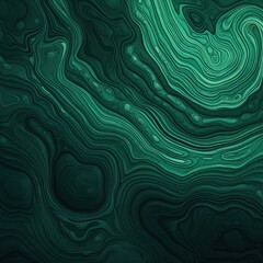 Sticker - abstract green waves background