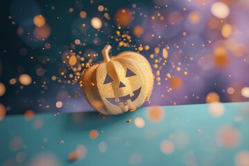 Halloween background with Pumpkin