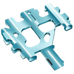 Fototapete - An assemblage of interlocking plates made from metal designed for the purpose of exchanging thermal energy between two separate substances..