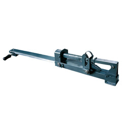 Fototapete - A heavyduty contion made of metal and equipped with a crank handle and strong wire or rope used for lifting and pulling tasks..