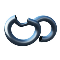 Fototapete - An object with a bend in the middle and two arms used for creating curves in metal pipes..