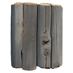 Fototapete - A knotty piece of timber weathered and worn with a weathered rustic appearance..