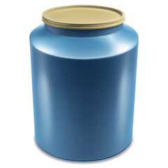 Fototapete - A cylindrical container filled with a smooth oily substance..