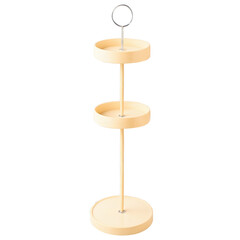 Fototapete - An organizer with a circular base and a tall stem adorned with several curved hooks designed for storing multiple hats in a compact and organized manner..
