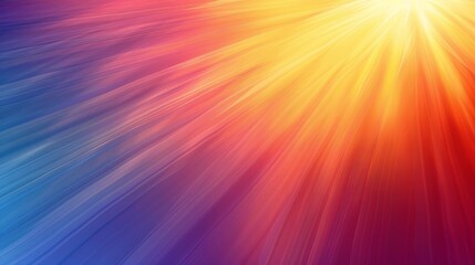 Wall Mural - Sky Gradients Sunlight: An illustration capturing the gradient of colors in the sky created by sunlight