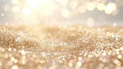 Wall Mural - a gold glittery surface with a lot of sparkles