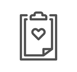 Poster - Document icon outline and linear vector.	
