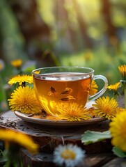 dandelion tea