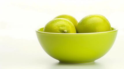 Canvas Print - bowl of limes 