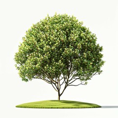 Canvas Print - bush plant isolated on a white background