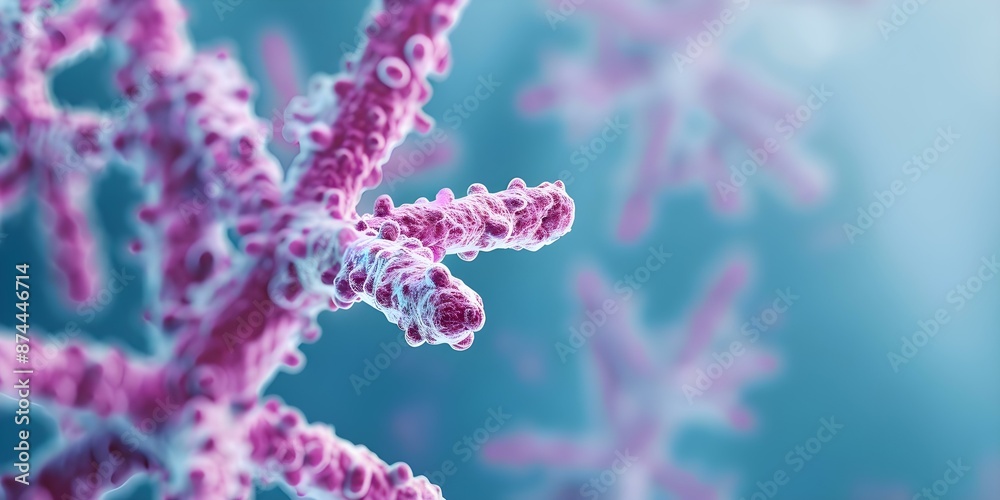 Tuberculosis Abstract Ilustración de Stock Exploring the symbolic impact of Mycobacterium ...