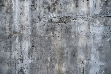 Wall Mural - Texture of old gray concrete wall background.