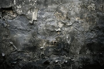 Poster - Texture of old gray concrete wall background.