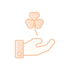 Shamrock vector icon