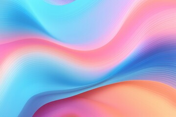 Wall Mural - Vibrant and dynamic multicolored abstract wavy background with blue. Pink. And orange gradient texture. Perfect for modern art and digital graphic design