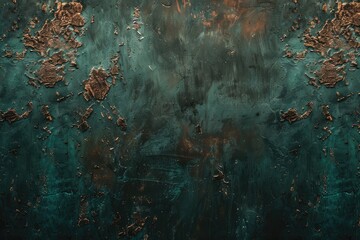 Poster - copper oxide effect texture and background