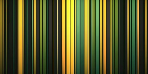 Abstract background with colorful vertical stripes on a black background. In the style of black history month concept. Yellow and green vertical lines on a black background.