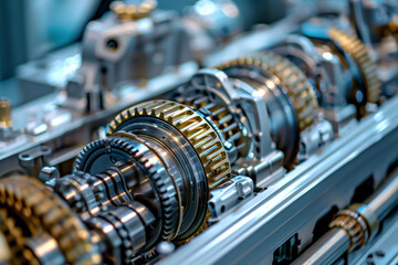 Poster - Interlocking Gears: A Mechanical Engineering Marvel