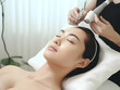 © Akilmazumder - Laser Treatment, Laser epilation and cosmetology, ultrasound face treatment in medical spa center, Doctor doing laser face and hair removal treatment, skin care concept by using laser