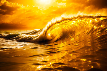 Sticker - Golden Hour Wave