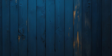 Wall Mural - blue wooden background