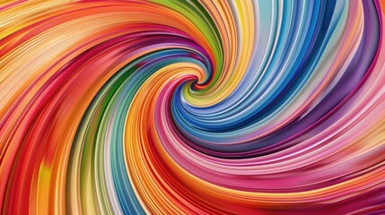 Wall Mural - Abstract Colorful Swirling Design background