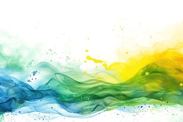 Poster - abstract paint texture background splash watercolor art creative white design pattern blue artistic drawing wallpaper