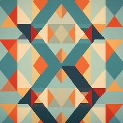 Poster - abstract geometric background