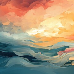 Canvas Print - waves