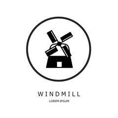 Poster - Logo vector design for business. Windmill logos.