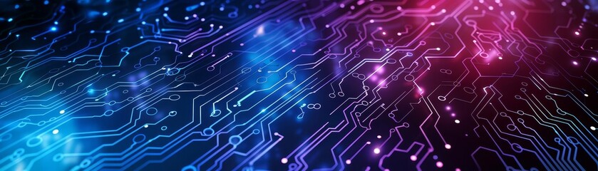 Abstract background with tech elements and circuit patterns for a tech startup
