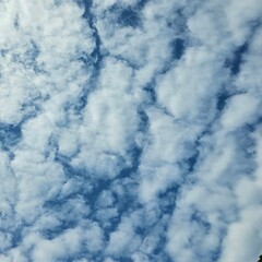 blue sky with clouds