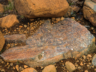 the tablelands, a vast plateau in gros morne national park, western newfoundland, showcase an excell