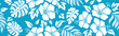 © andin - Aloha hibiscus flower Hawaiian tropical seamless pattern. nature floral abstract back ground.