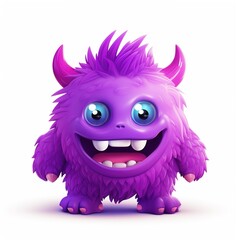 Poster - cartoon monster