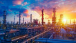 © manassanant - Oil and gas refinery industry factory area zone.