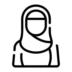 Sticker - hijab